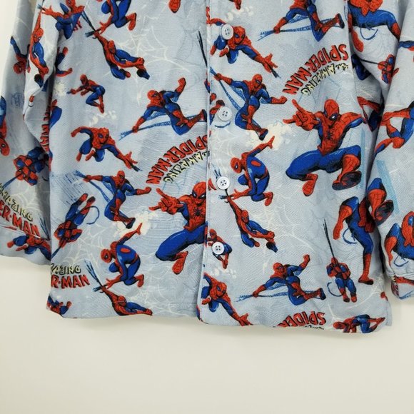 Pottery Barn Kids Spiderman Marvel Pajama Set Size 8 - Picture 8 of 12
